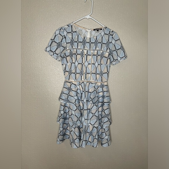 Gianni Bini Monique Ruffle Dress Size 2 - Picture 3 of 8